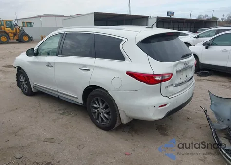 2013 Infiniti Jx35 z USA, uszkodzony, nr VIN 5N1AL0MN2DC349825